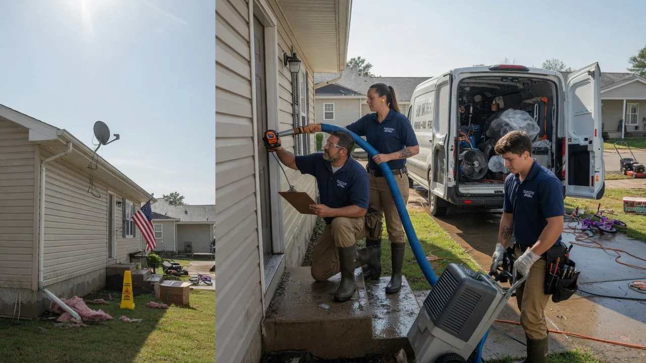 Ceiling Water Damage Restoration in Hamlin, WV near me